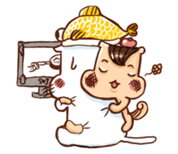 a bi a pu lovely life more sticker #10872231