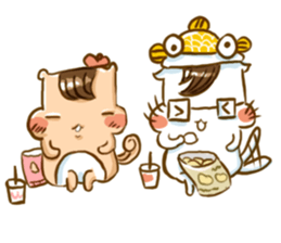 a bi a pu lovely life more sticker #10872236