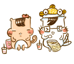 a bi a pu lovely life more sticker #10872236