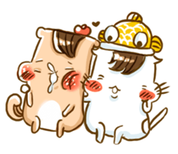 a bi a pu lovely life more sticker #10872239