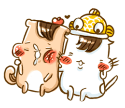 a bi a pu lovely life more sticker #10872239