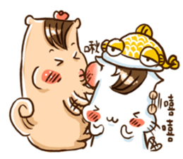 a bi a pu lovely life more sticker #10872243