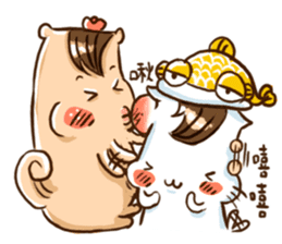 a bi a pu lovely life more sticker #10872243