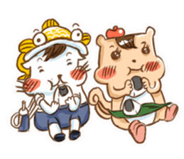 a bi a pu lovely life more sticker #10872244