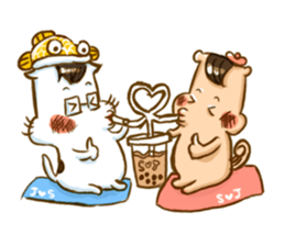 a bi a pu lovely life more sticker #10872245