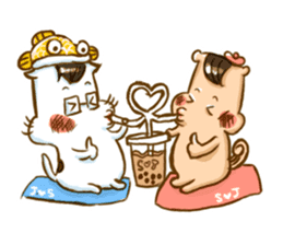 a bi a pu lovely life more sticker #10872245