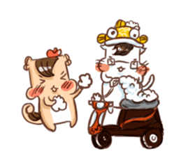 a bi a pu lovely life more sticker #10872254