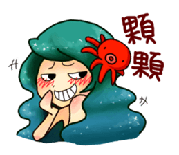 Missy Mermaid & Little Seal sticker #10872627