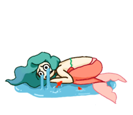 Missy Mermaid & Little Seal sticker #10872635