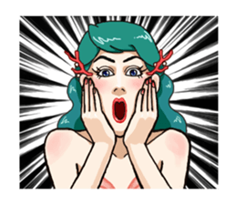 Missy Mermaid & Little Seal sticker #10872642