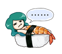 Missy Mermaid & Little Seal sticker #10872647