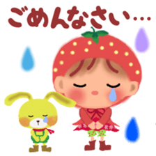 Strawberry little chiple sticker #10872663