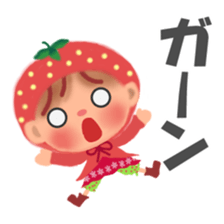 Strawberry little chiple sticker #10872677
