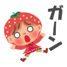 Strawberry little chiple sticker #10872677