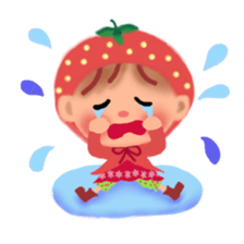 Strawberry little chiple sticker #10872678