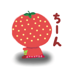 Strawberry little chiple sticker #10872685