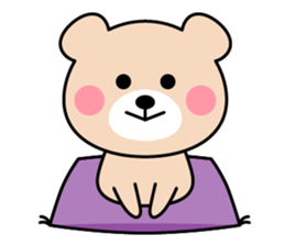 Cute KUMA chan 5 sticker #10872743