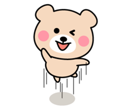 Cute KUMA chan 5 sticker #10872750