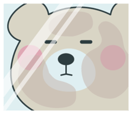 Cute KUMA chan 5 sticker #10872771