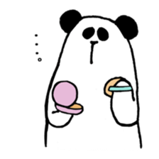 my white bear is cute sticker #10873208