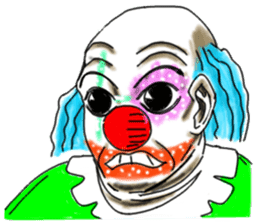 shocking pierrot sticker #10873349