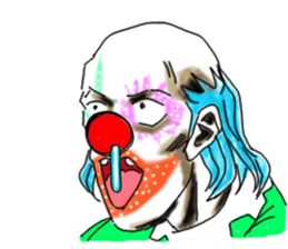 shocking pierrot sticker #10873351