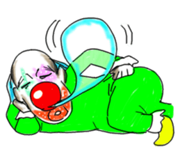 shocking pierrot sticker #10873357