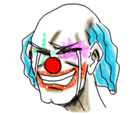 shocking pierrot sticker #10873359