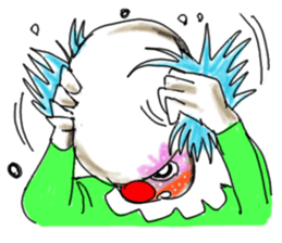 shocking pierrot sticker #10873371