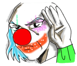 shocking pierrot sticker #10873374