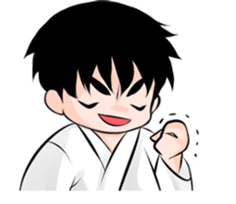 Karate life sticker #10874141