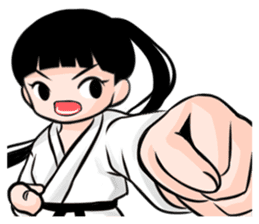 Karate life sticker #10874160