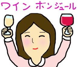 Golden town people sticker #10874338