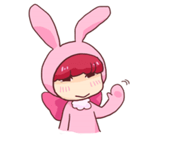 pretty rabbit MISAKI sticker #10874456