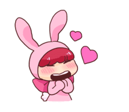 pretty rabbit MISAKI sticker #10874457
