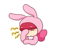 pretty rabbit MISAKI sticker #10874458