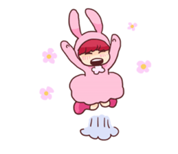 pretty rabbit MISAKI sticker #10874459