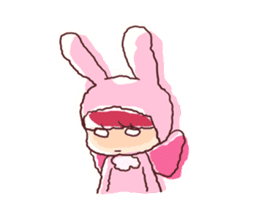 pretty rabbit MISAKI sticker #10874460
