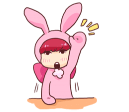 pretty rabbit MISAKI sticker #10874461