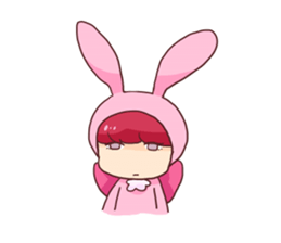 pretty rabbit MISAKI sticker #10874462