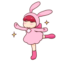 pretty rabbit MISAKI sticker #10874463