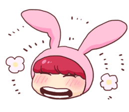 pretty rabbit MISAKI sticker #10874489
