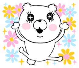 daily conversation cotton candy Bear1. sticker #10874833