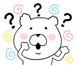 daily conversation cotton candy Bear1. sticker #10874842