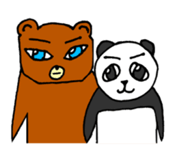 Cool animals sticker #10876794