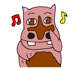 Cool animals sticker #10876798