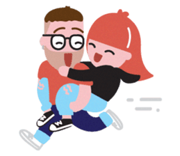 Haruchan & Tomisan sticker #10876834