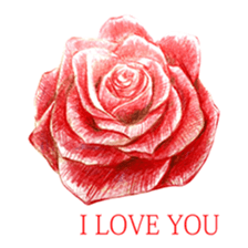 along with the words to the flower sticker #10876848