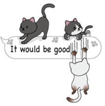 Cat cat cat English version sticker #10876939