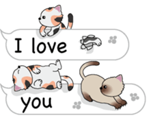 Cat cat cat English version sticker #10876940